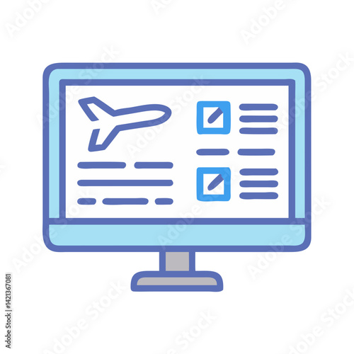 Dotted Route Icon Representing GPS Navigation and Directional Path