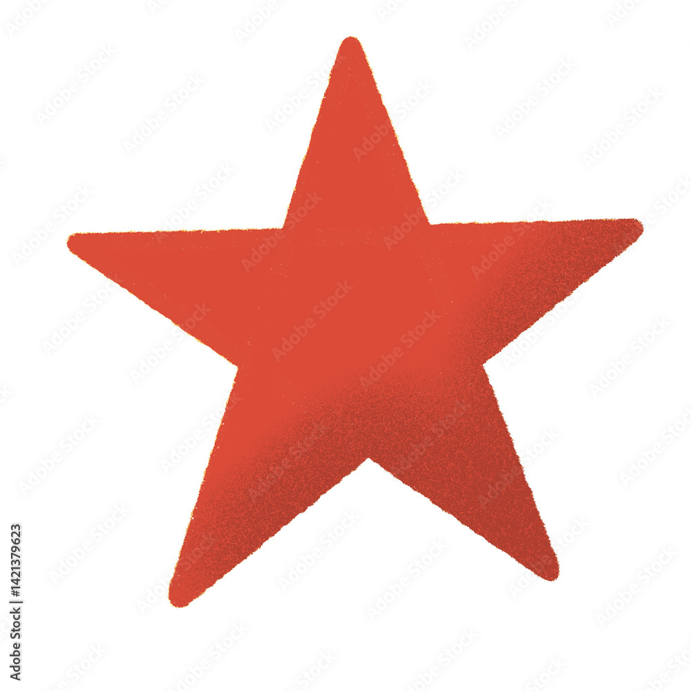 Fototapeta premium Red star 