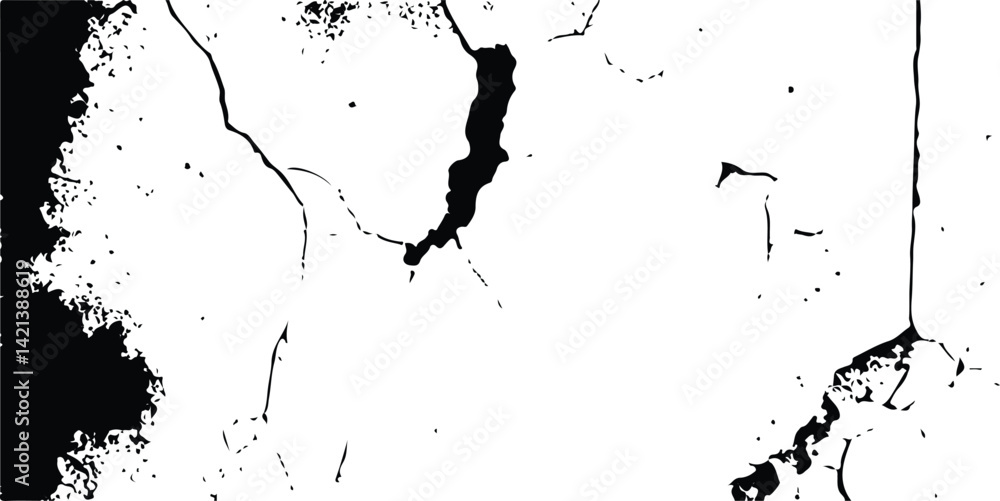 Obraz premium Close-up of dried, cracked earth in a drought-stricken area. 