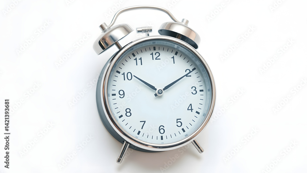 Classic Alarm Clock A Detailed Photo of a Vintage-Style Timepiece Classic Alarm Clock A Detailed Photo of a Vintage-Style Timepiece