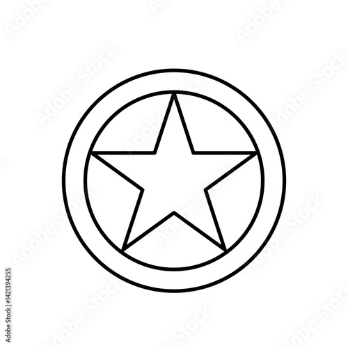Obraz na płótnie Ranger Badge w salonie