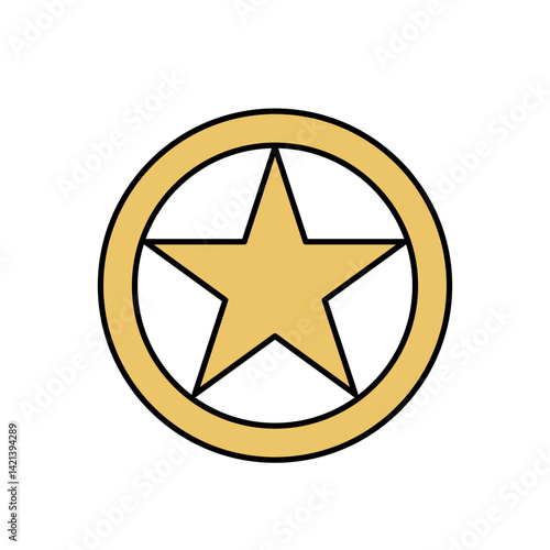 Obraz na płótnie Ranger Badge w salonie