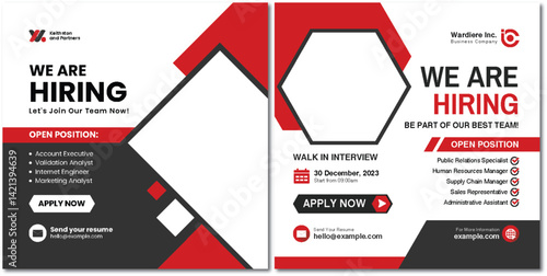 Recruitment Advertisement Showcasing Diverse Job Openings and Walk In Interviews