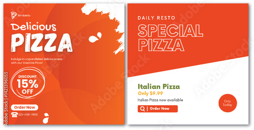 Enticing Pizza Promotion Flyer Design for Restaurant Special Offers