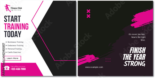 Fitness Club Promotion, Start Training Today and Finish the Year Strong