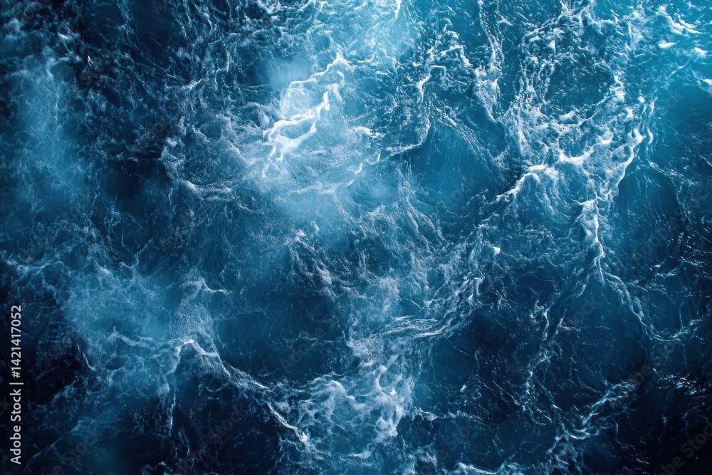 Turbulent ocean water surface patterns. Turbulent ocean water surface patterns.