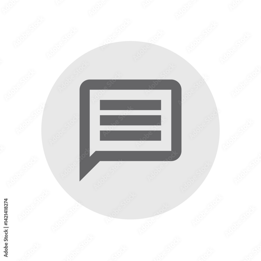Message Icon (Outlined)