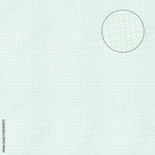 General purpose guillotine safety net with background distortions