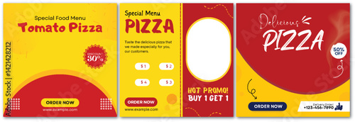Irresistible Pizza Promotion: Engaging Banners for Your Restaurant's Specials