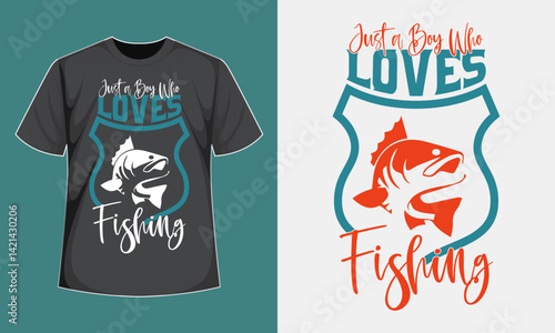 Just a Boy who Loves Fishing T-Shirt