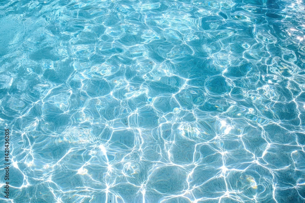 Sparkling turquoise water surface reflecting sunlight. Sparkling turquoise water surface reflecting sunlight.