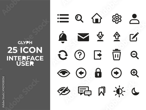 User interface icon set