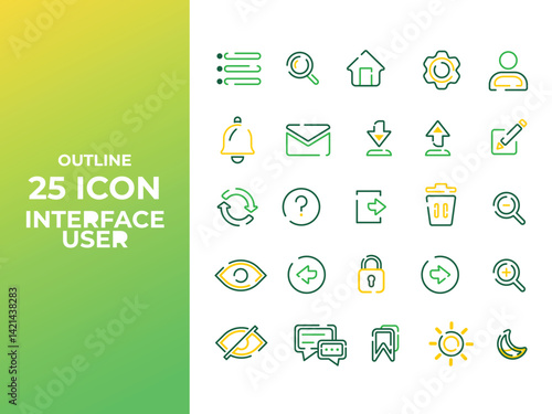 User interface icon set