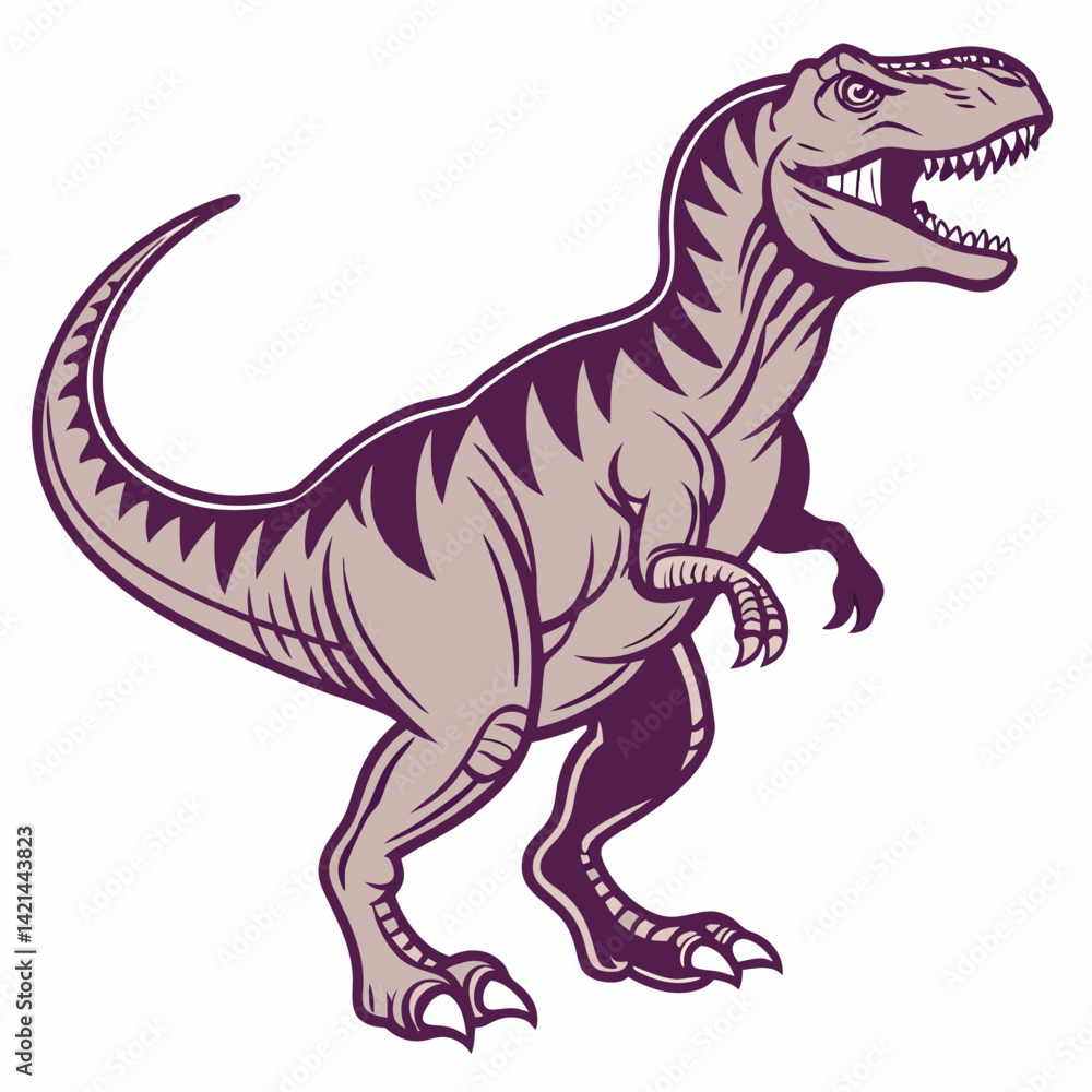 Tyrannosaurus Rex – Full Body Bold Vector Style Tyrannosaurus Rex – Full Body Bold Vector Style