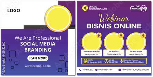 Engaging Webinar Promotion: Social Media Branding and Online Business Webinar