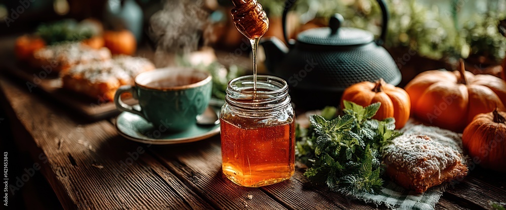 Autumnal Honey & Tea Autumnal Honey & Tea