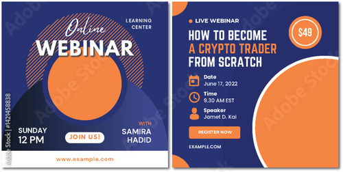 Informative Webinar Banner: Learn Crypto Trading from the Ground Up Online