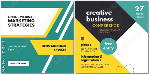 Attend our Webinar and Creative Business Conference Event Designs
