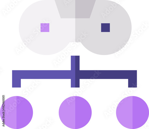 multiplayer illustration on a white background     