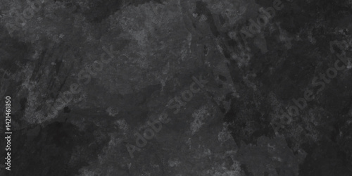 Abstract design with old wall texture cement dark black and paper texture background. Realistic design are empty space of Studio dark room concrete wall grunge texture .Grunge paper texture design .	
