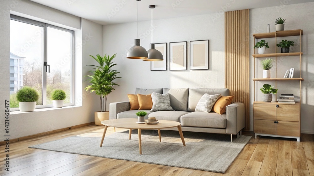 Fototapeta premium living room interior