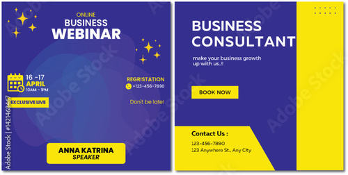 Elevate Your Business: Online Webinar and Consulting Services Promotion