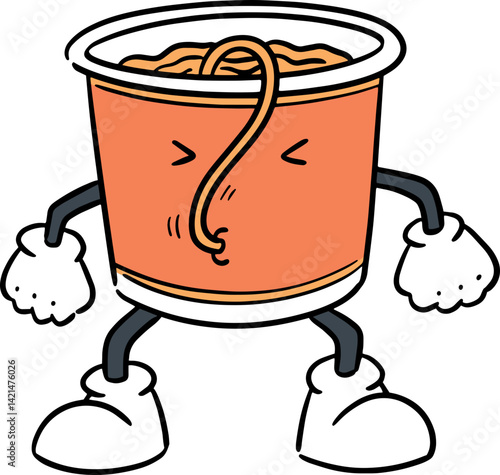 Illustration of noodle
