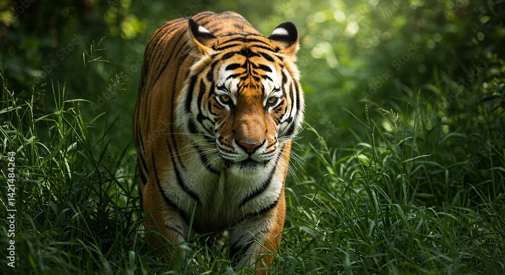 Fototapeta premium Tiger in Grass