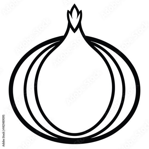 onion vector illustration