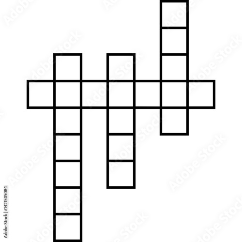 Crossword Line Icon