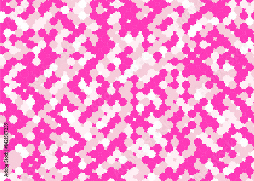 背景 タイル 幾何学的な金平糖形の模様