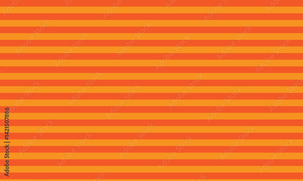 Obraz premium Seamless horizontal striped pattern with alternating orange and red tones. Ideal for backgrounds, wallpapers, textiles, or graphic design with a bold, warm color palette.