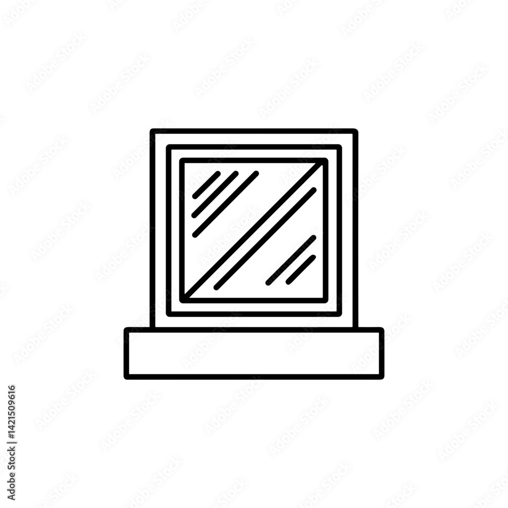 Frosted Window Design in Minimalist Style Frosted Window Design in Minimalist Style