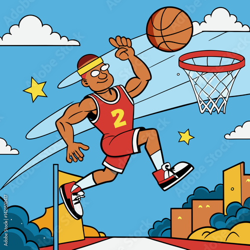 Supercharged Slam Dunk in Toon World
