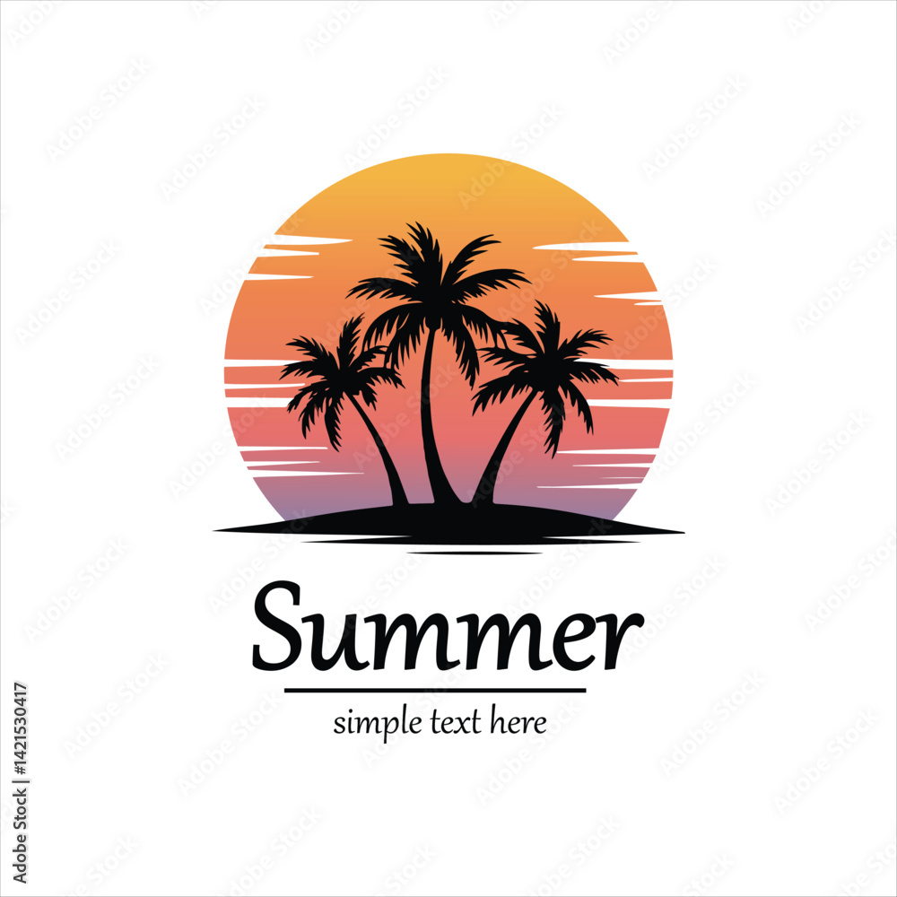 custom made wallpaper toronto digitalHand drawn vector illustration of silhouettes of palm trees on the background