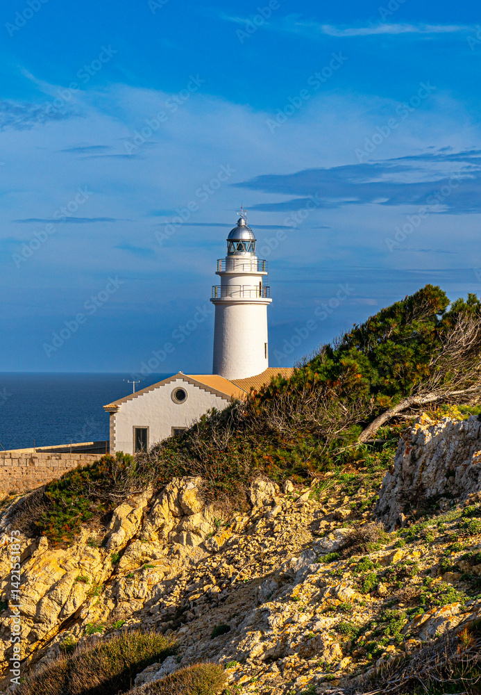 Der Leuchtturm von Capdepera, Mallorca, Spanien