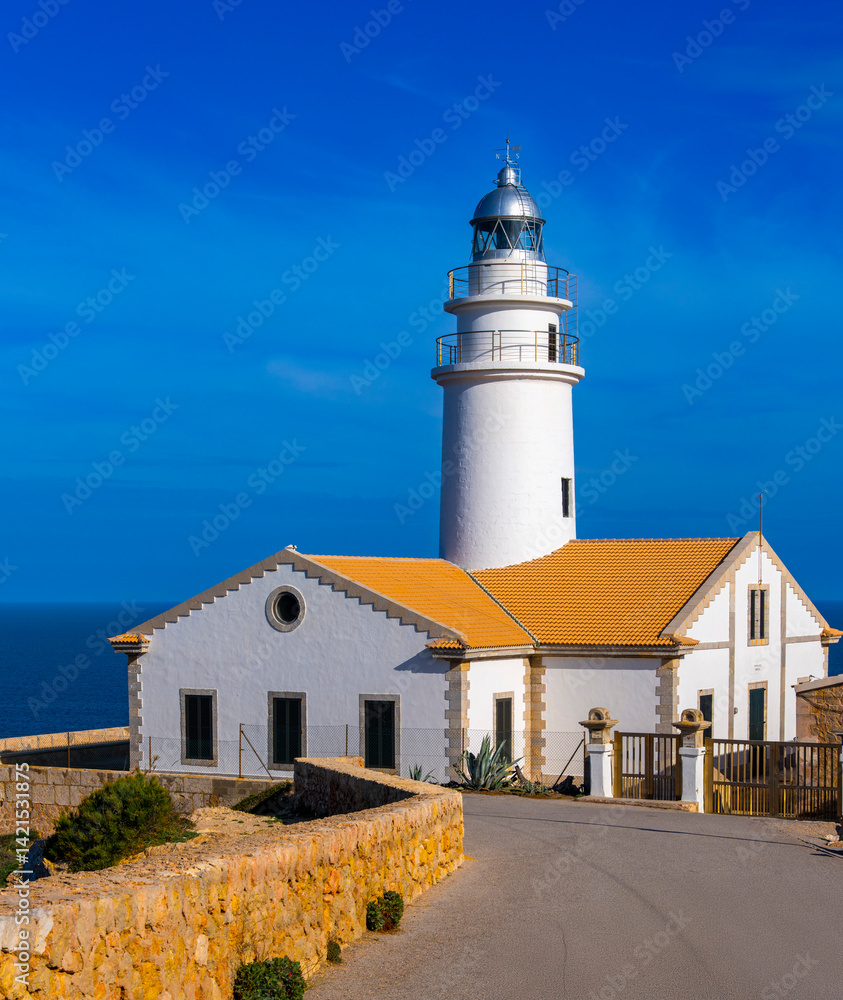 Der Leuchtturm von Capdepera, Mallorca, Spanien