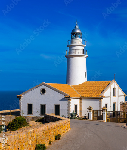 Obraz na płótnie Der Leuchtturm von Capdepera, Mallorca, Spanien w salonie