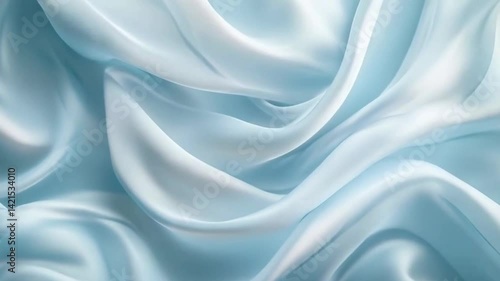 Wallpaper Mural Soft Blue Silk Fabric Texture Draped Elegantly   Torontodigital.ca