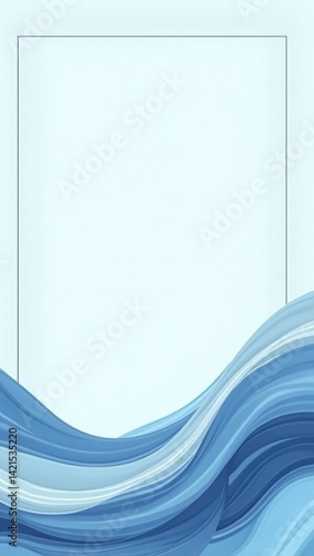 Elegant Wave Abstract Header Background