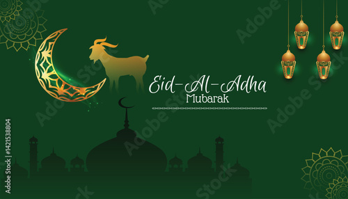 Eid ul adha mubarak card for social media poster and banner design, eid ul adha mubarak banner, eid ul adha mubarak template, eid ul adha mubarak editable file