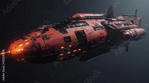 Wallpaper Mural military ship in the night Torontodigital.ca