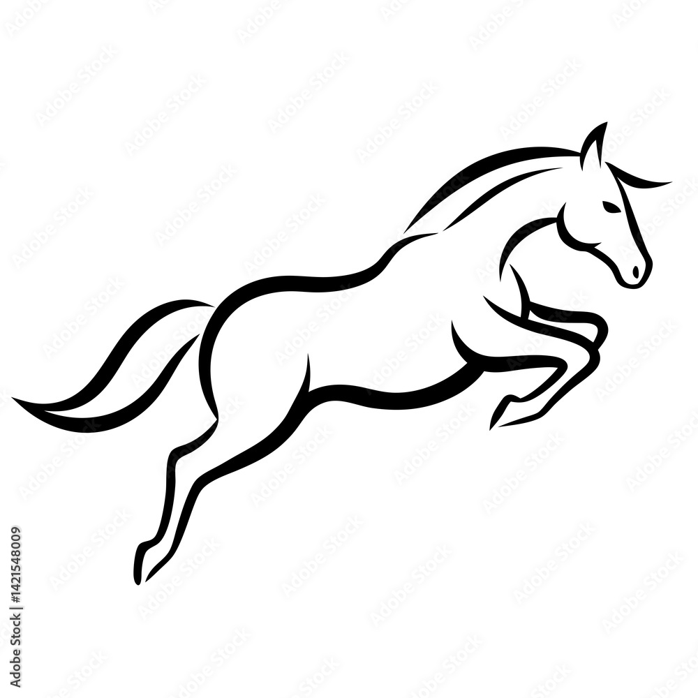Fototapeta premium horse vector illustration
