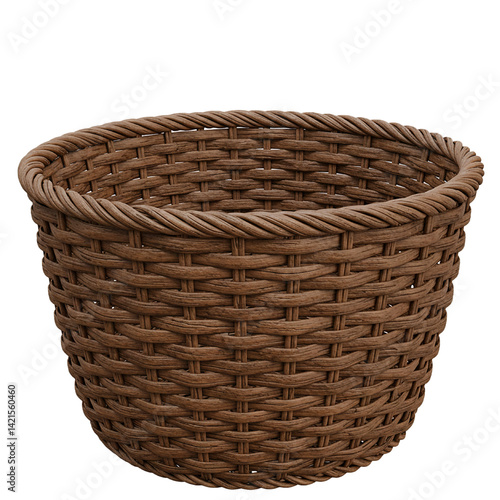 3d old basket isolated