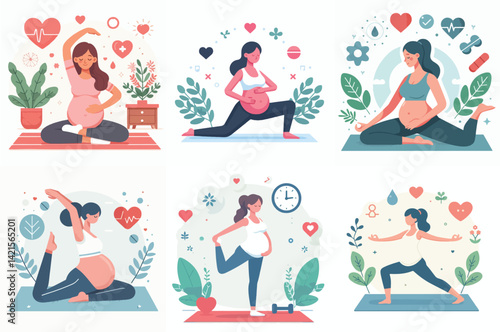 Prenatal Yoga & Pregnancy Exercise Set