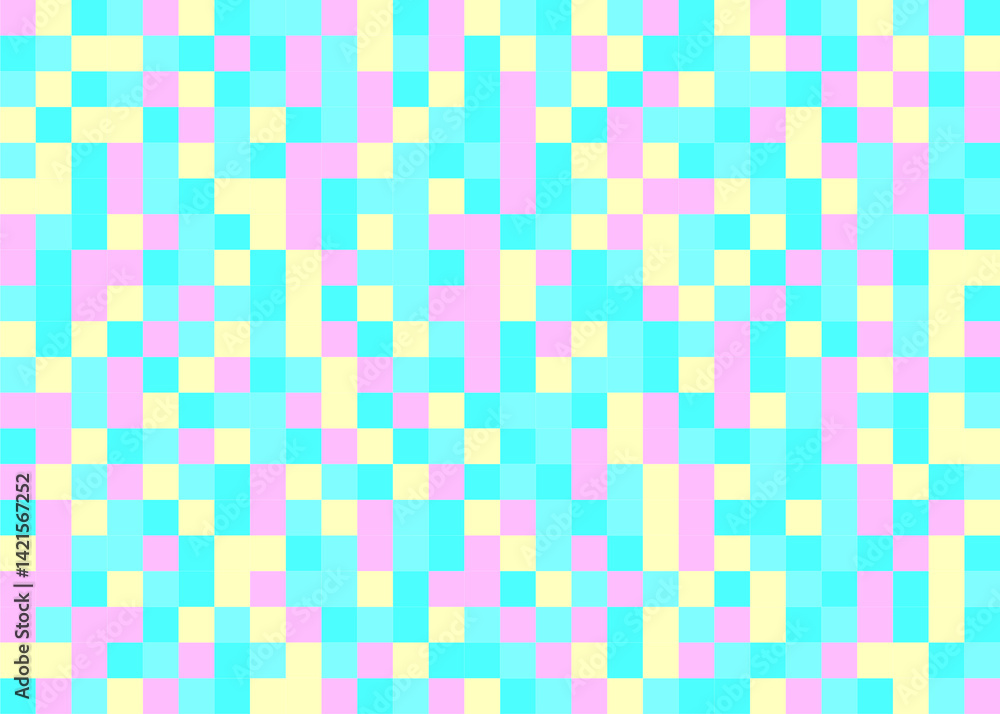 Fototapeta premium 背景 正方形 タイル模様