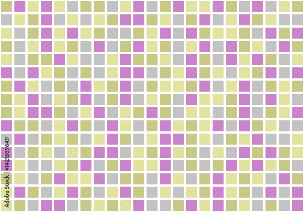 Fototapeta premium 背景 正方形 タイル模様 隙間付き