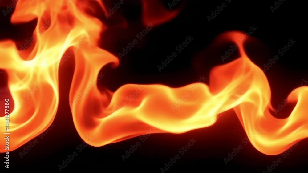 Vibrant Flames Dance in the Dark with Intense Orange and Yellow Hues Creating a Fiery Display Vibrant Flames Dance in the Dark with Intense Orange and Yellow Hues Creating a Fiery Display