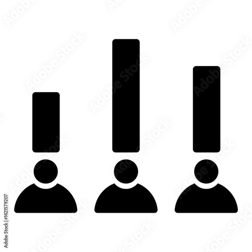 Poll Icon, Simple Icon Vector Design, best used for presentation, application, web and banner