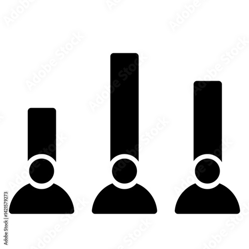 Poll Icon, Simple Icon Vector Design, best used for presentation, application, web and banner